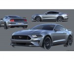 2018 Ford Mustang V8 GT Design Sketch Wallpapers 150x120