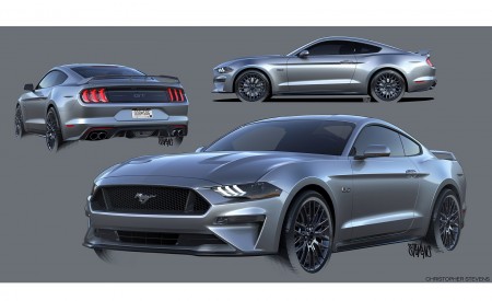2018 Ford Mustang V8 GT Design Sketch Wallpapers 450x275 (19)
