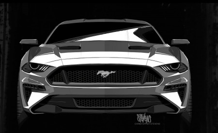 2018 Ford Mustang V8 GT Design Sketch Wallpapers 450x275 (20)