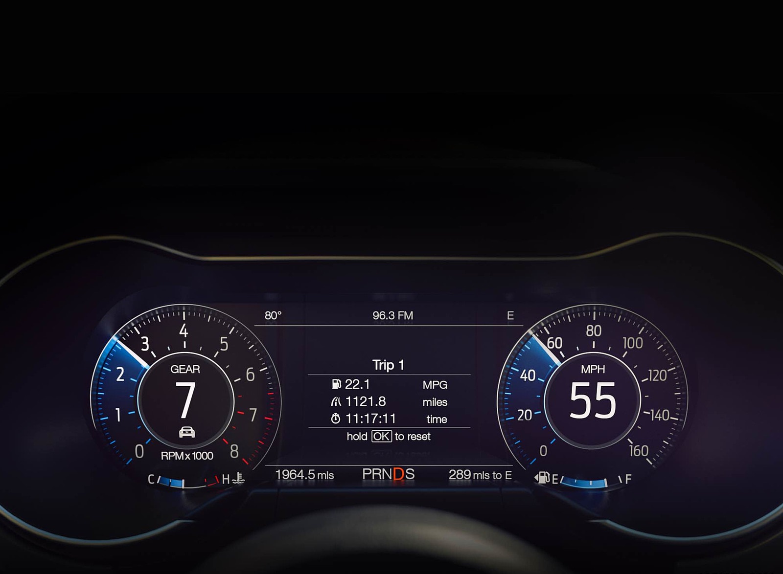 2018 Ford Mustang V8 GT Digital Instrument Cluster Wallpapers #10 of 25