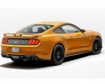 2018 Ford Mustang V8 GT with Performance Package (Color: Orange Fury) Rear Three-Quarter Wallpapers 150x120