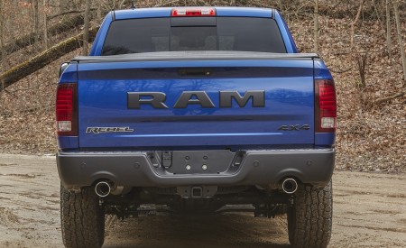 2017 Ram 1500 Rebel Blue Streak Rear Wallpapers 450x275 (5)