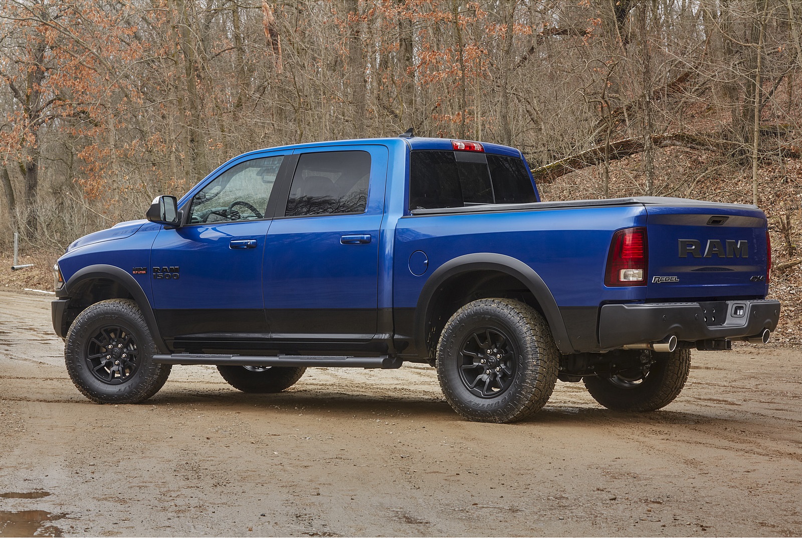 2017 Ram 1500 Rebel Blue Streak Side Wallpapers #7 of 11