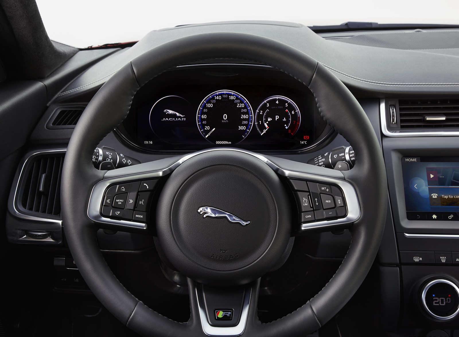 2018 Jaguar E-PACE Interior Steering Wheel Wallpapers #45 of 100