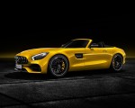 2019 Mercedes-AMG GT S Roadster (Color: Solarbeam) Front Three-Quarter Wallpapers 150x120