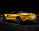 2019 Mercedes-AMG GT S Roadster (Color: Solarbeam) Rear Three-Quarter Wallpapers 150x120