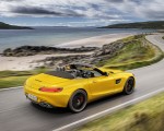 2019 Mercedes-AMG GT S Roadster (Color: Solarbeam) Rear Three-Quarter Wallpapers 150x120