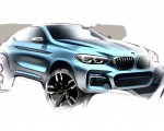 2019 BMW X4 M40d Design Sketch Wallpapers  150x120