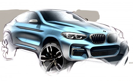 2019 BMW X4 M40d Design Sketch Wallpapers  450x275 (200)