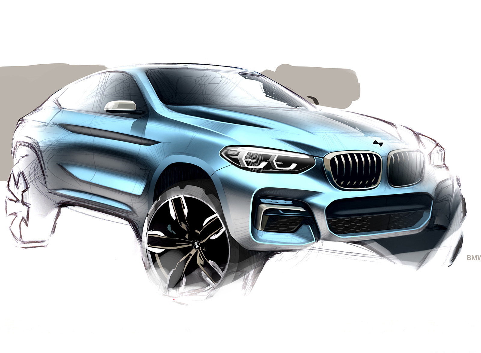 2019 BMW X4 M40d Design Sketch Wallpapers  #200 of 202