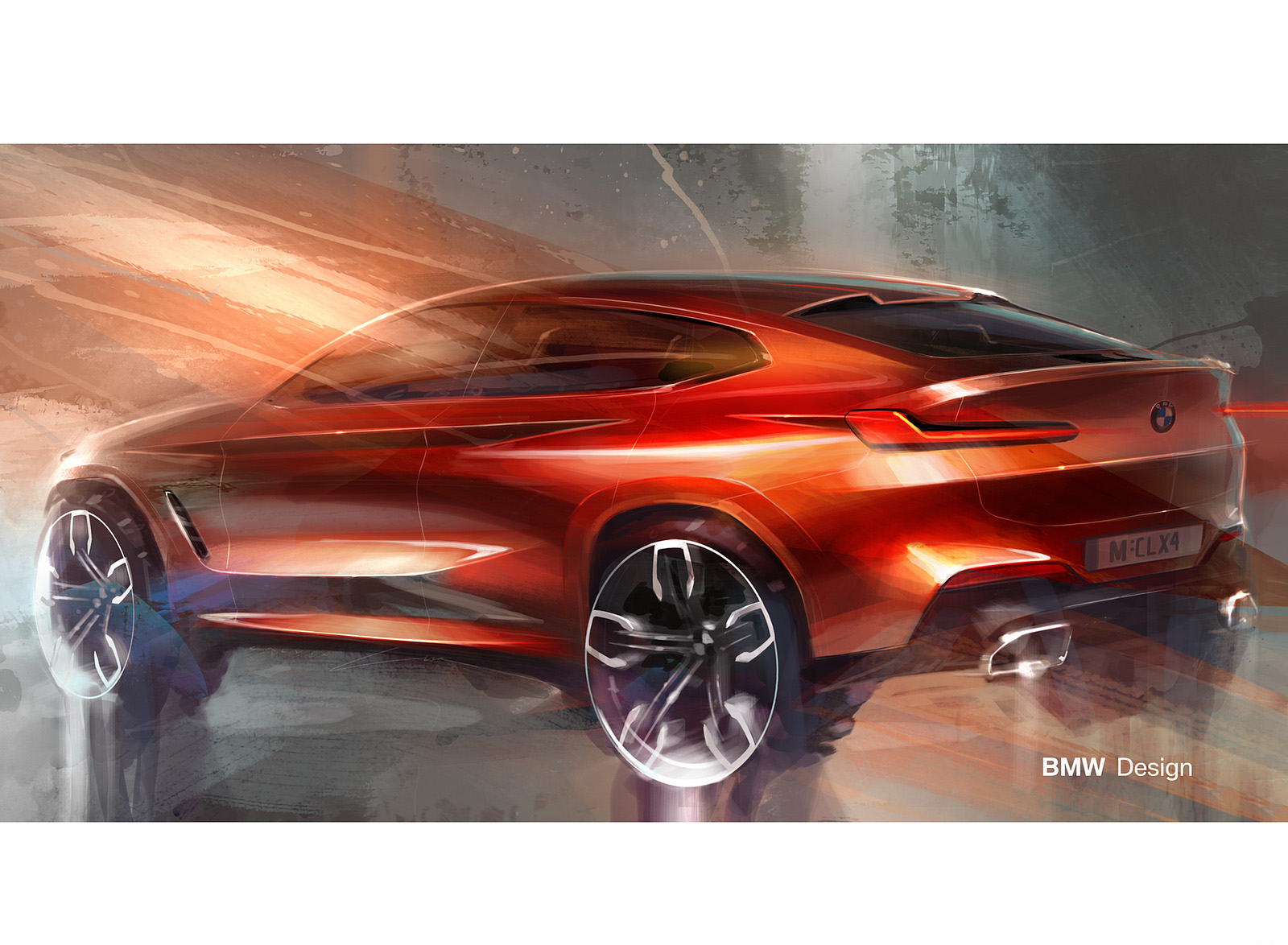 2019 BMW X4 M40d Design Sketch Wallpapers #193 of 202