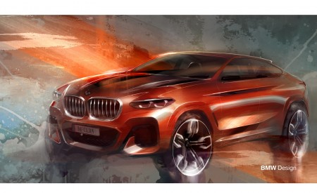 2019 BMW X4 M40d Design Sketch Wallpapers 450x275 (192)