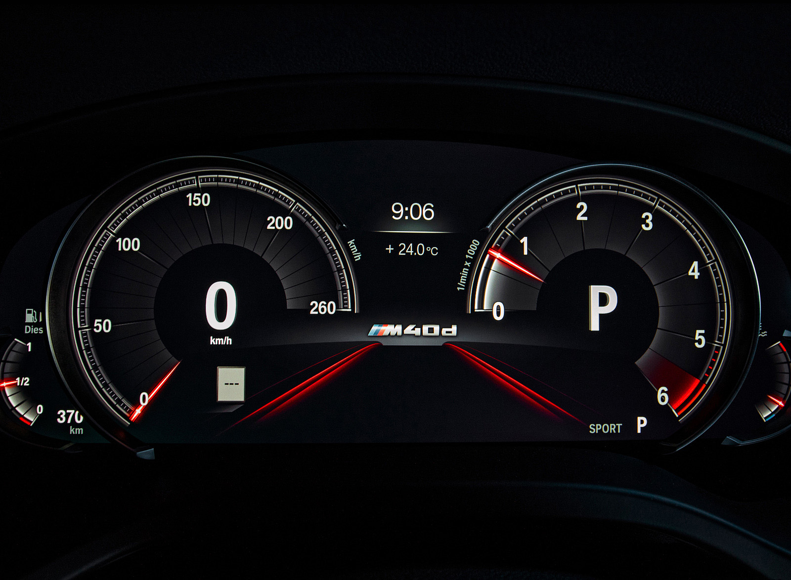 2019 BMW X4 M40d Digital Instrument Cluster Wallpapers #182 of 202