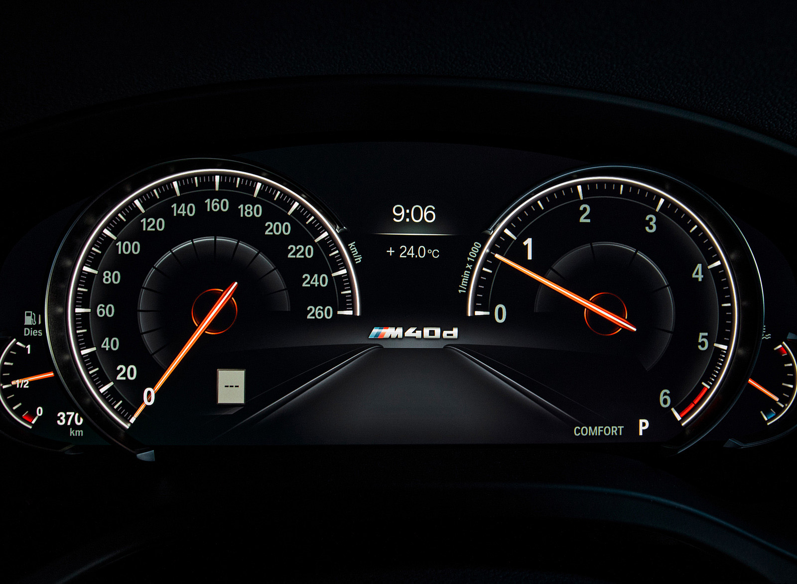 2019 BMW X4 M40d Digital Instrument Cluster Wallpapers  #183 of 202