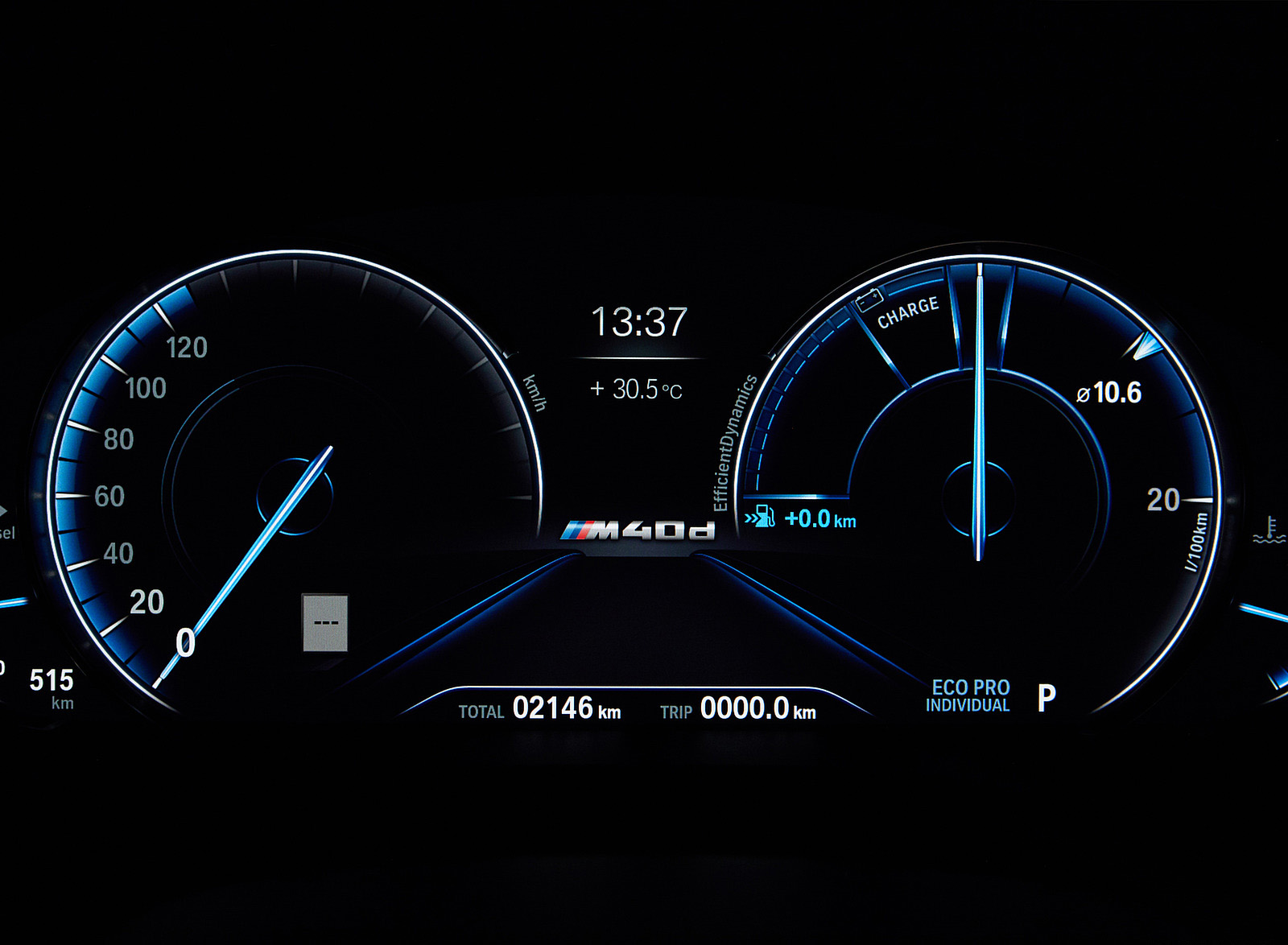 2019 BMW X4 M40d Digital Instrument Cluster Wallpapers #99 of 202