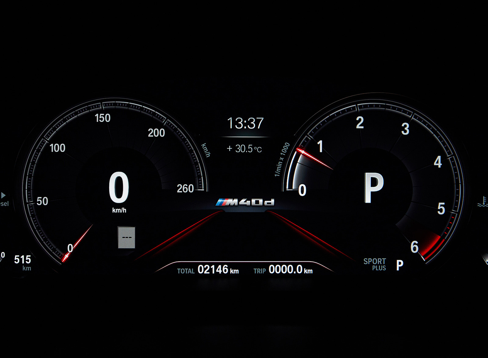 2019 BMW X4 M40d Digital Instrument Cluster Wallpapers #104 of 202