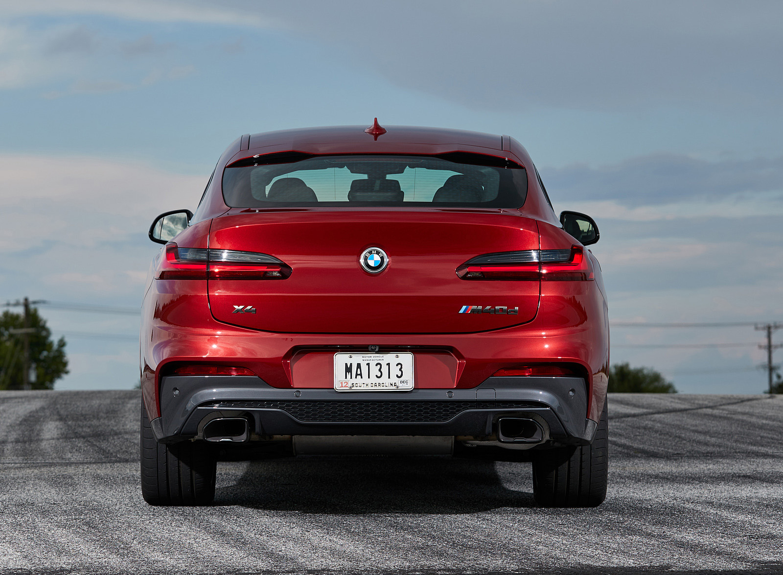2019 BMW X4 M40d Rear Wallpapers #61 of 202