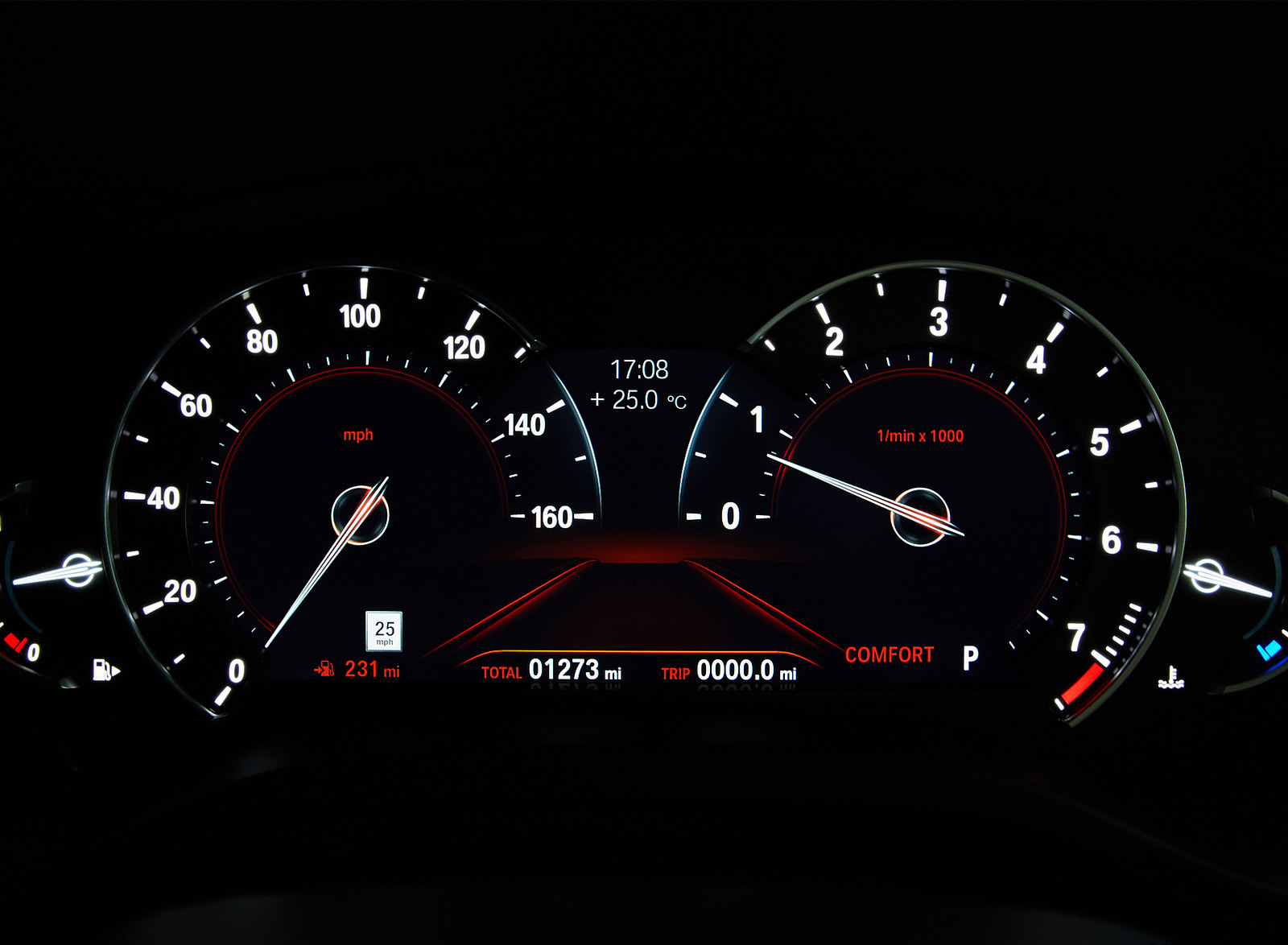 2019 BMW X4 xDrive30i Digital Instrument Cluster Wallpapers #81 of 106
