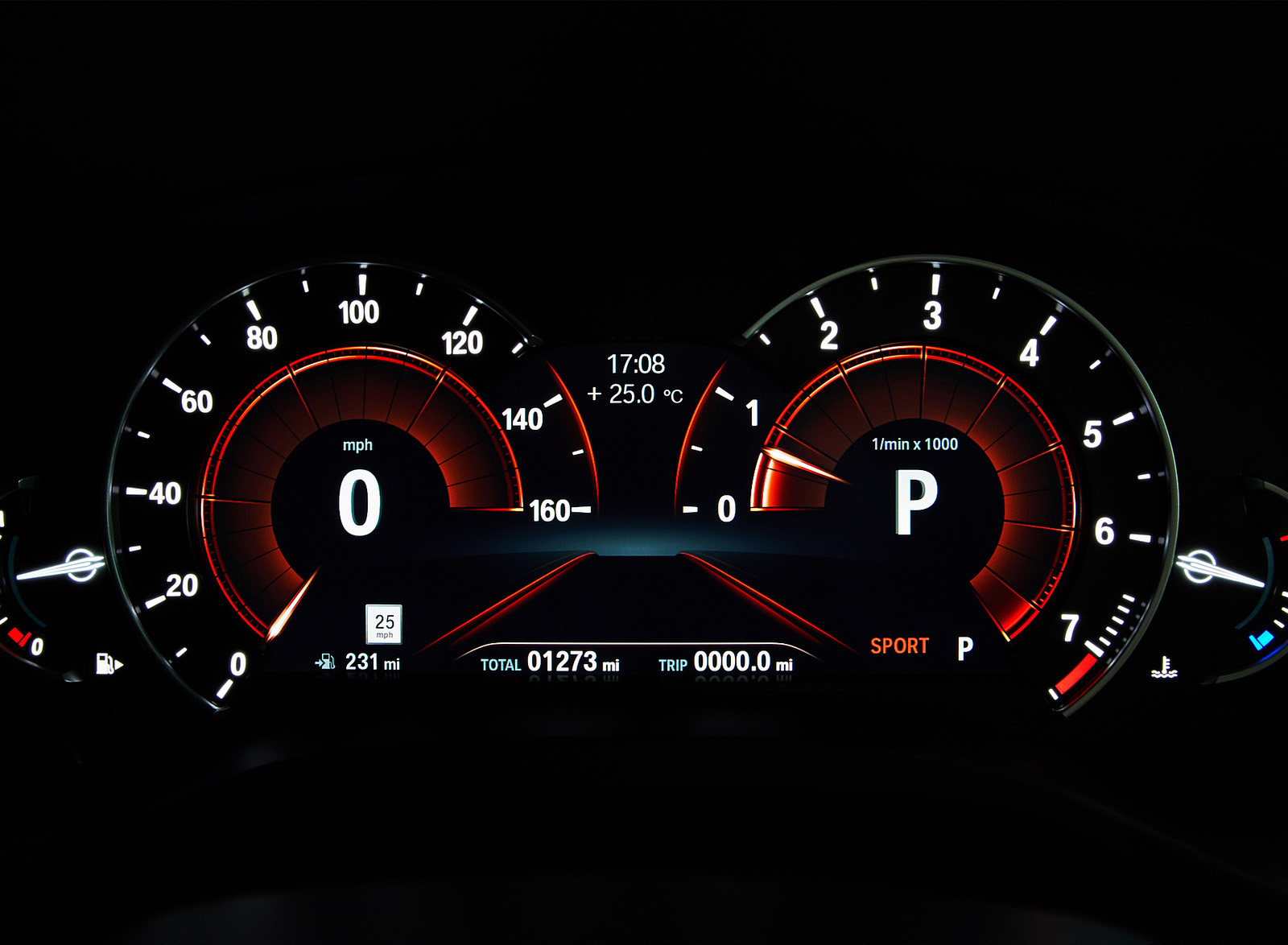 2019 BMW X4 xDrive30i Digital Instrument Cluster Wallpapers #79 of 106
