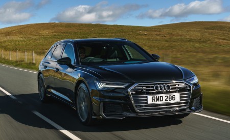 2019 Audi A6 Avant 50 TDI Quattro (UK-Spec) Front Three-Quarter Wallpapers 450x275 (1)