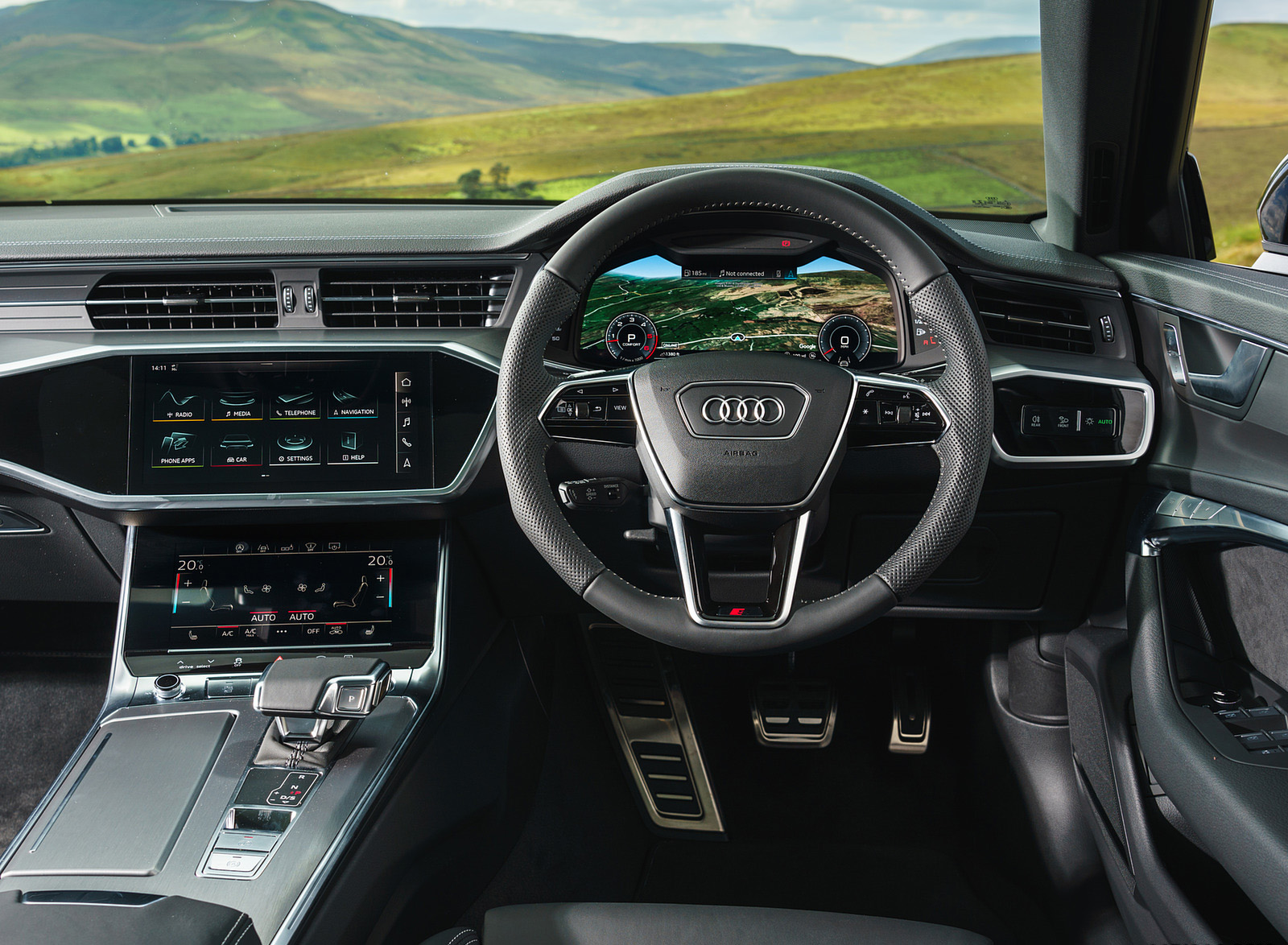 2019 Audi A6 Avant 50 TDI Quattro (UK-Spec) Interior Cockpit Wallpapers #46 of 62