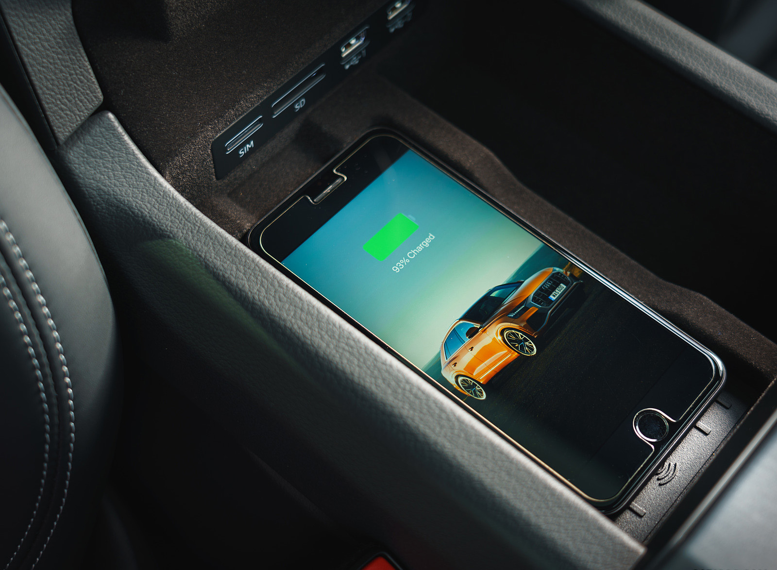 2019 Audi A6 Avant 50 TDI Quattro (UK-Spec) Interior Smartphone Wireless Charging Wallpapers #48 of 62