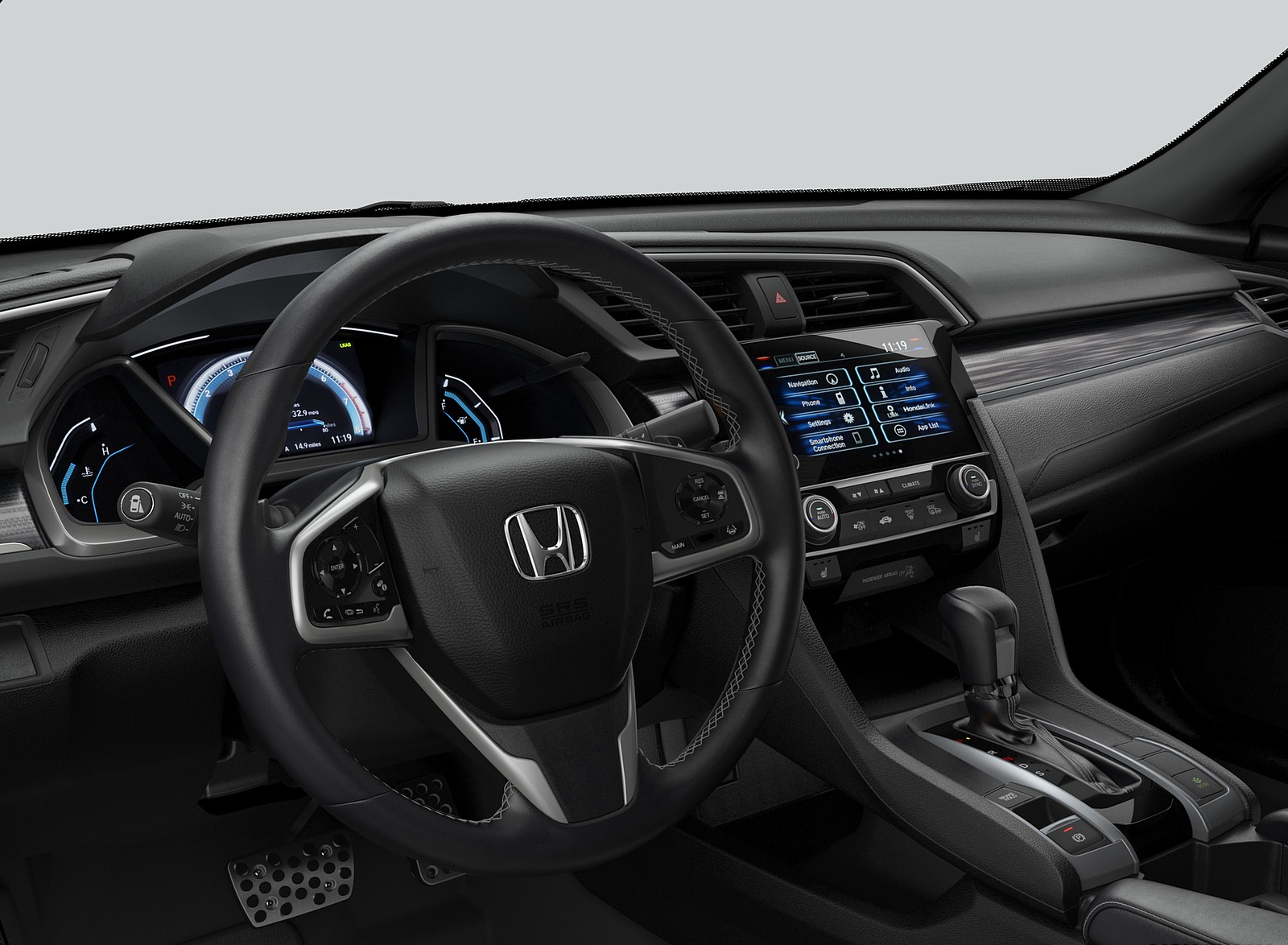 2019 Honda Civic Coupe Interior Wallpapers (9)