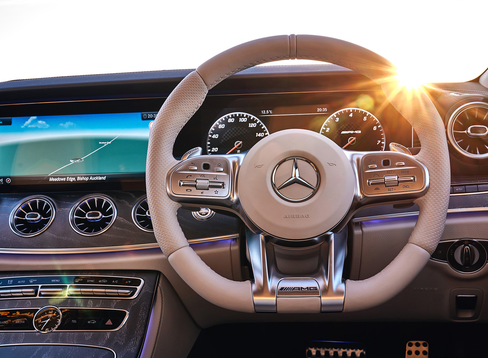 2019 Mercedes-AMG CLS 53 (UK-Spec) Interior Steering Wheel Wallpapers #85 of 99
