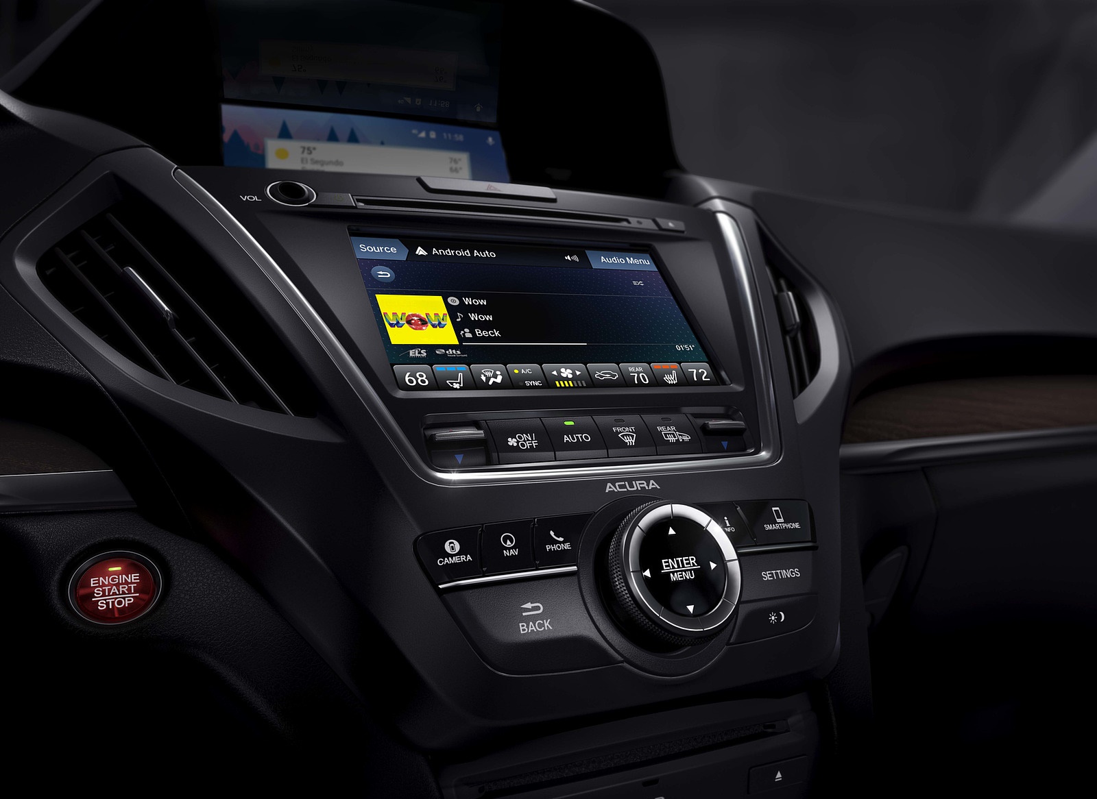 2018 Acura MDX with Advance Package Central Console Wallpapers #21 of 31