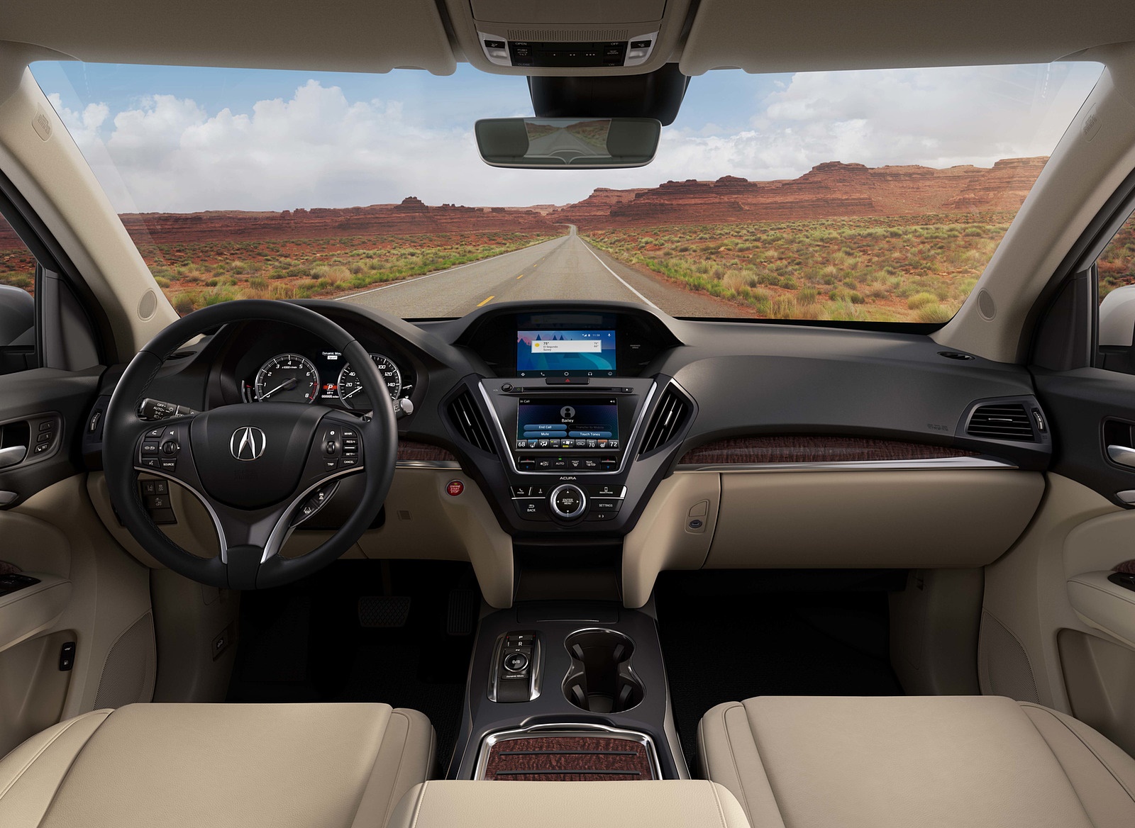 2018 Acura MDX with Technology Package Interior Cockpit Wallpapers #19 of 31