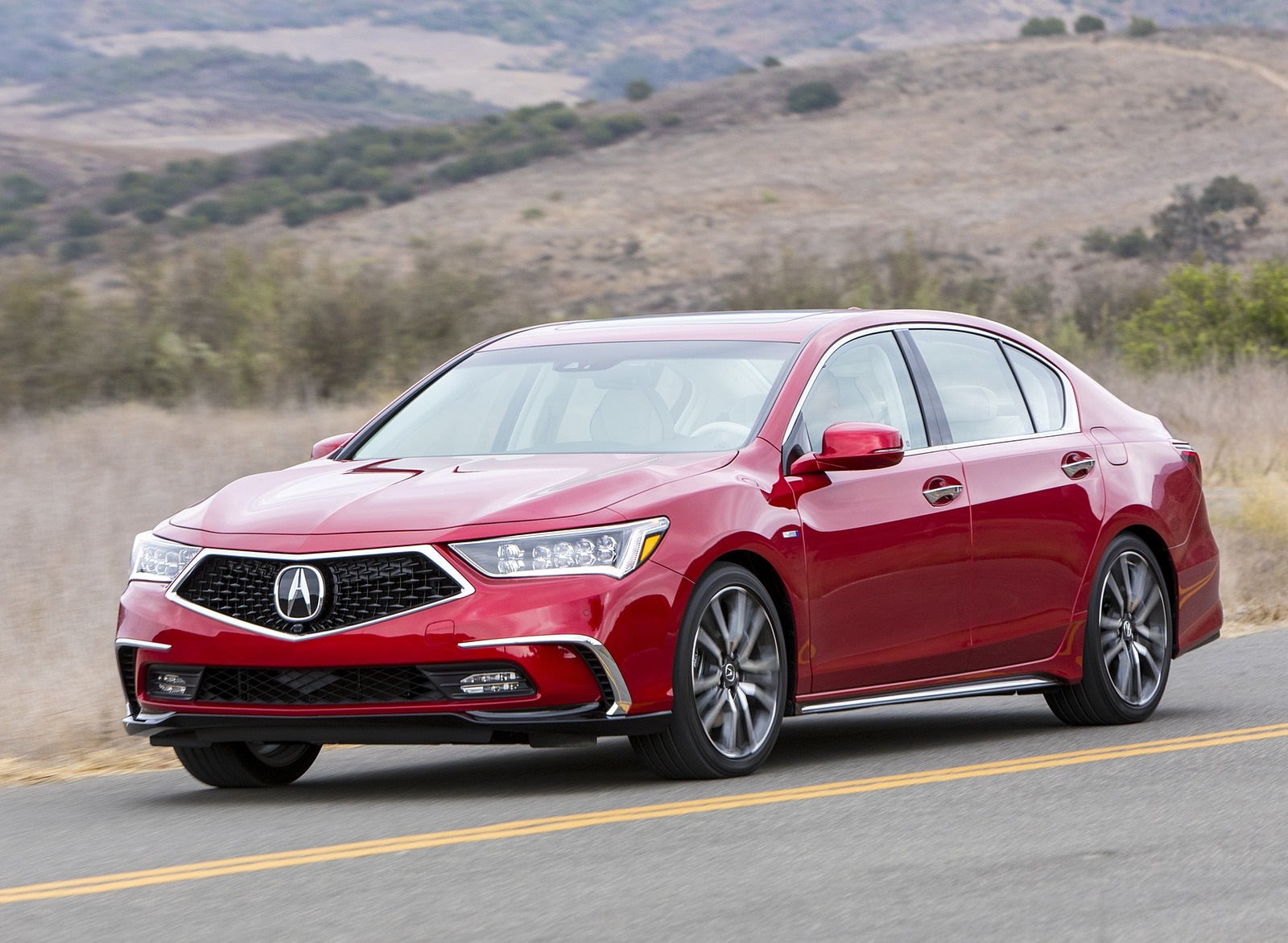 2018 Acura RLX Sport Hybrid Front Three-Quarter Wallpapers #9 of 74