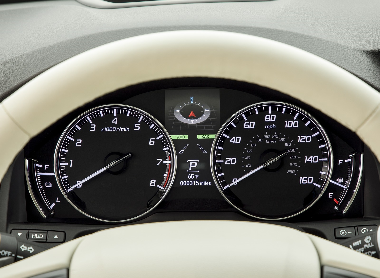 2018 Acura RLX Sport Hybrid Instrument Cluster Wallpapers #62 of 74