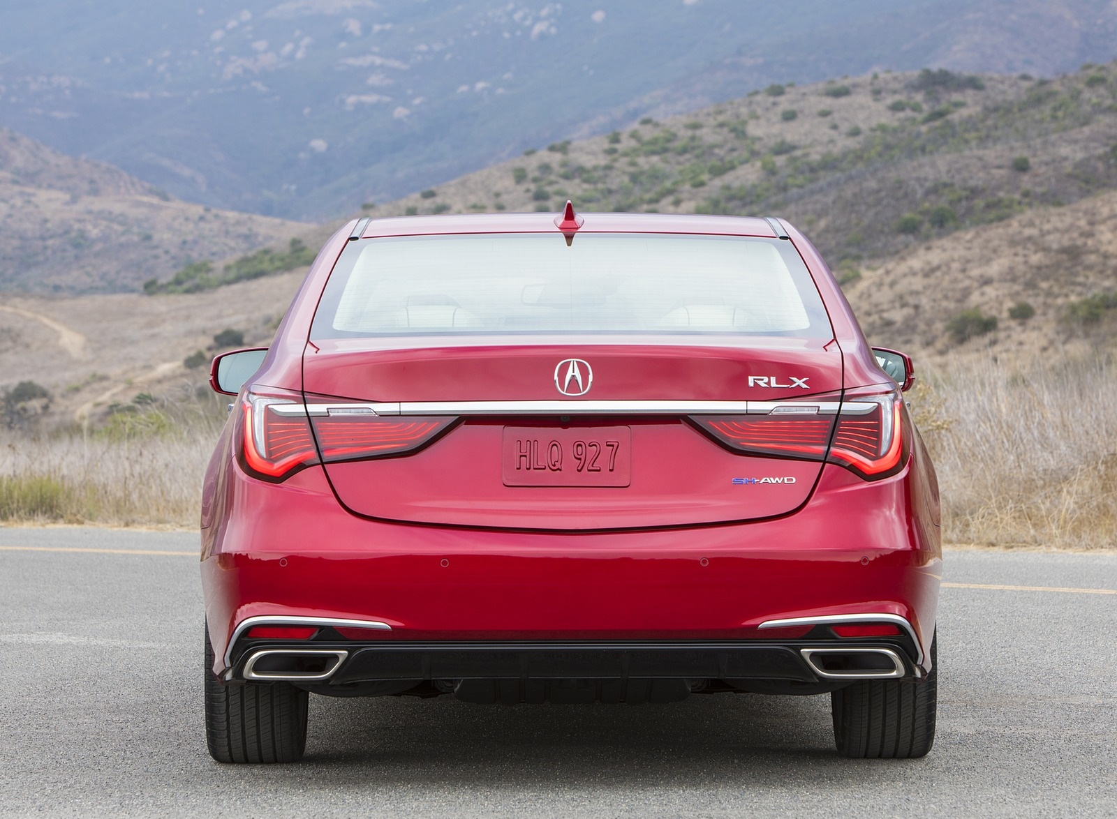 2018 Acura RLX Sport Hybrid Rear Wallpapers #40 of 74