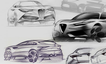 2018 Alfa Romeo Stelvio Design Sketch Wallpapers 450x275 (46)