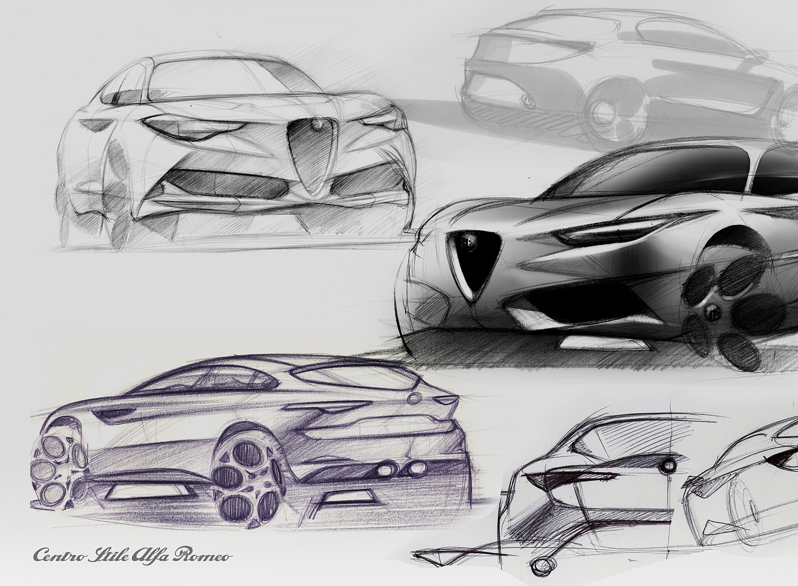 2018 Alfa Romeo Stelvio Design Sketch Wallpapers #46 of 46