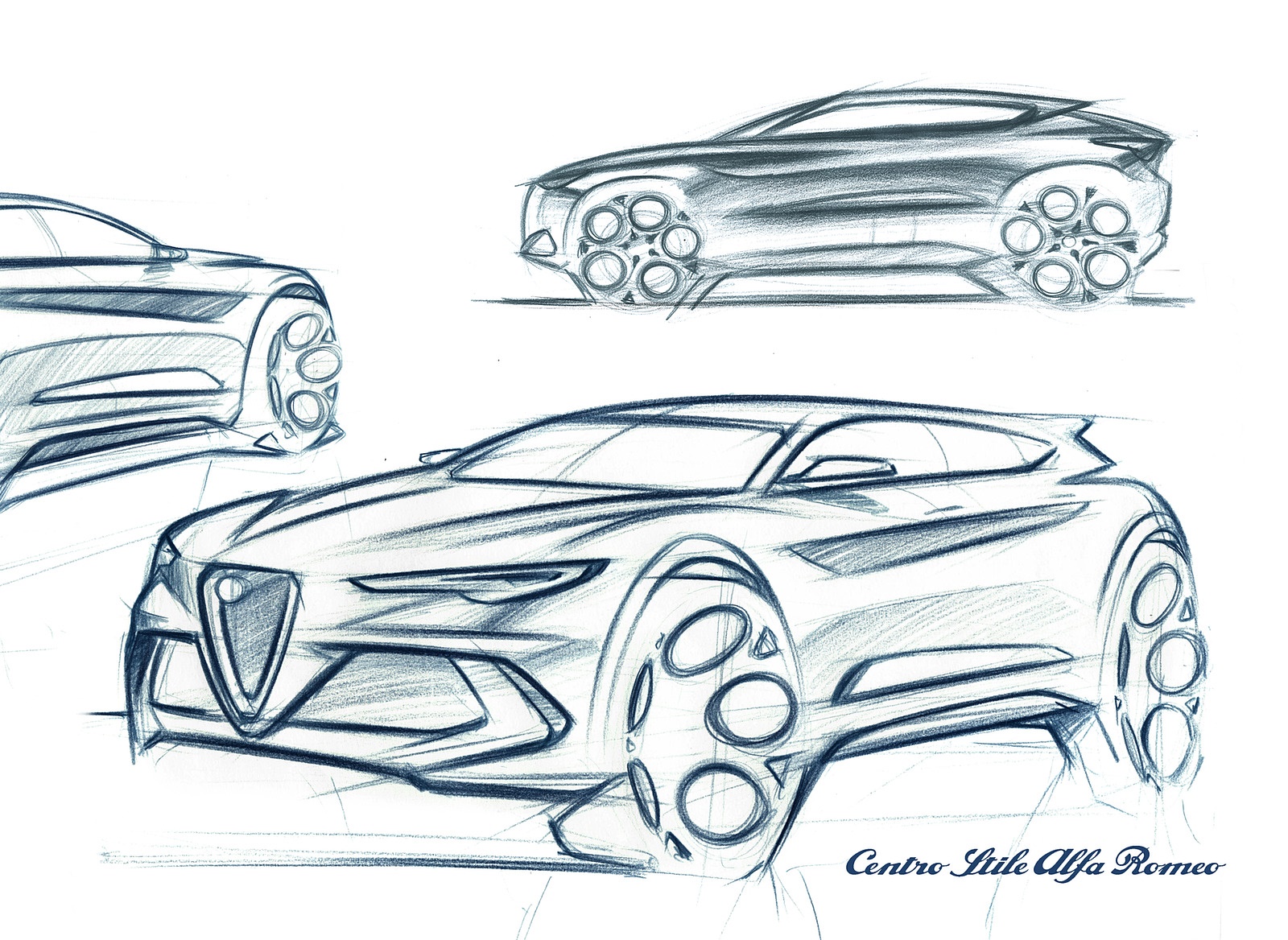 2018 Alfa Romeo Stelvio Design Sketch Wallpapers #42 of 46