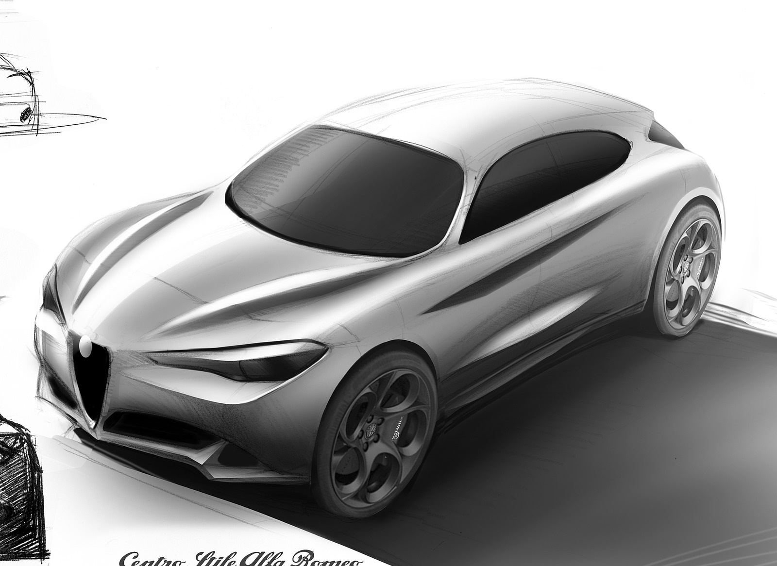 2018 Alfa Romeo Stelvio Design Sketch Wallpapers #39 of 46