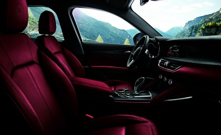 2018 Alfa Romeo Stelvio Interior Front Seats Wallpapers 450x275 (30)