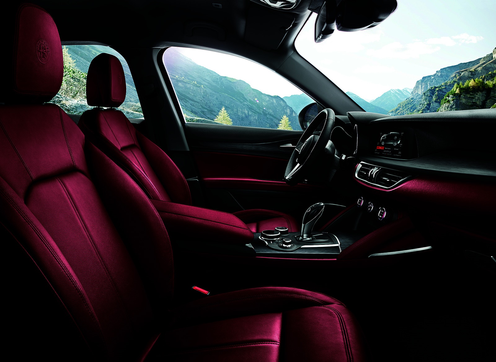 2018 Alfa Romeo Stelvio Interior Front Seats Wallpapers #30 of 46