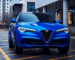 2018 Alfa Romeo Stelvio Quadrifoglio (Color: Misano Blue) Detail Wallpapers 150x120