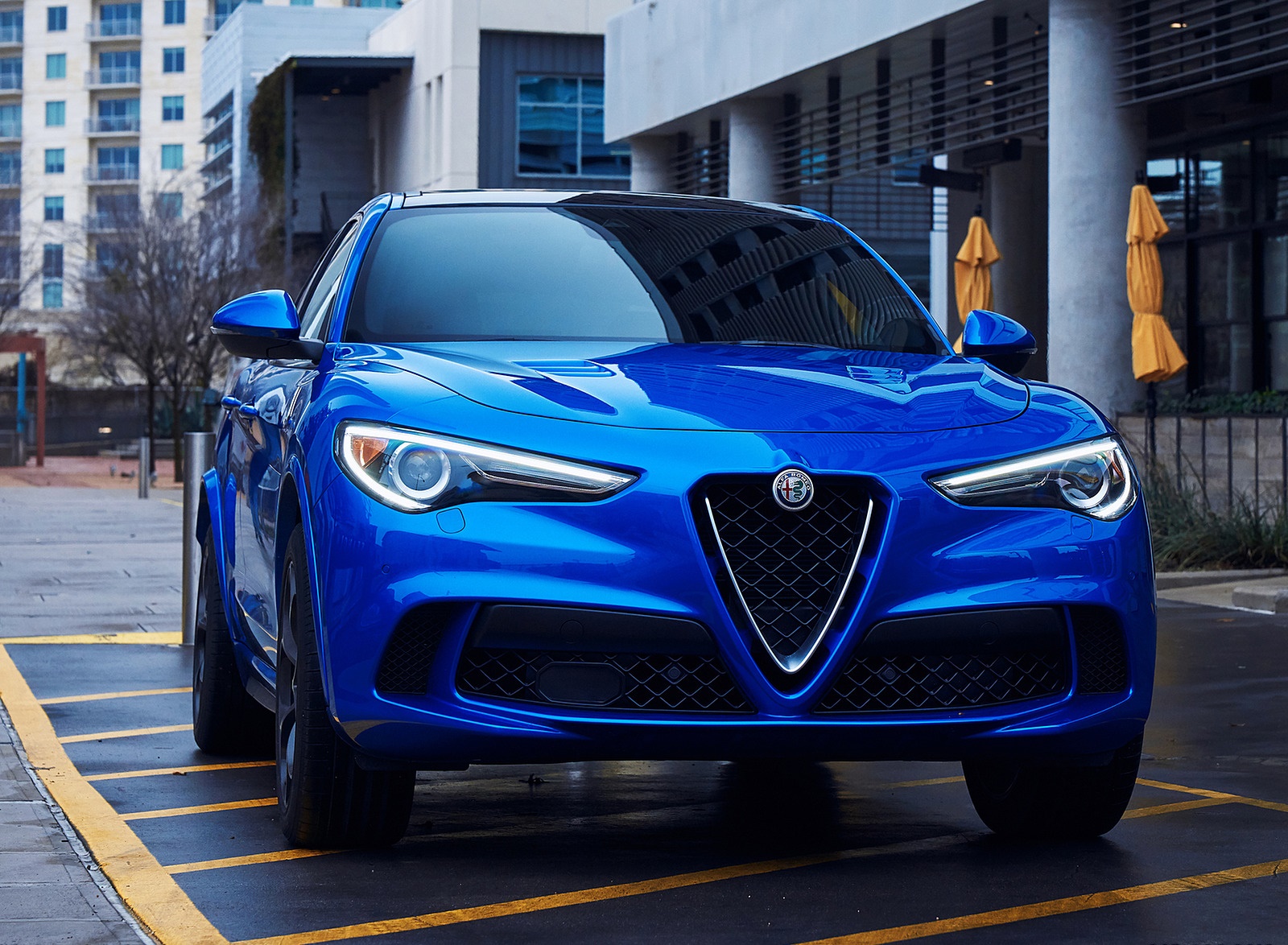 2018 Alfa Romeo Stelvio Quadrifoglio (Color: Misano Blue) Detail Wallpapers #28 of 87