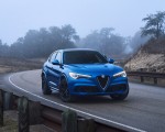 2018 Alfa Romeo Stelvio Quadrifoglio (Color: Misano Blue) Front Three-Quarter Wallpapers 150x120 (35)