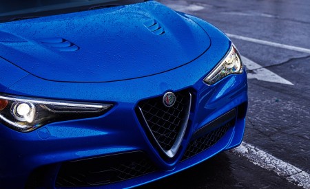 2018 Alfa Romeo Stelvio Quadrifoglio (Color: Misano Blue) Grill Wallpapers 450x275 (32)