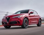 2018 Alfa Romeo Stelvio Quadrifoglio (Color: Rosso Competizione) Front Three-Quarter Wallpapers 150x120 (55)