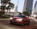 2018 Alfa Romeo Stelvio Quadrifoglio (Color: Rosso Competizione) Front Three-Quarter Wallpapers 150x120