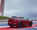 2018 Alfa Romeo Stelvio Quadrifoglio (Color: Rosso Competizione) Rear Three-Quarter Wallpapers 150x120