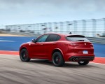 2018 Alfa Romeo Stelvio Quadrifoglio (Color: Rosso Competizione) Rear Three-Quarter Wallpapers 150x120