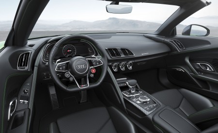 2018 Audi R8 Spyder V10 plus (Color: Micrommata Green) Interior Wallpapers 450x275 (10)