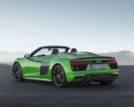 2018 Audi R8 Spyder V10 plus (Color: Micrommata Green) Rear Three-Quarter Wallpapers 150x120 (6)