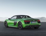 2018 Audi R8 Spyder V10 plus (Color: Micrommata Green) Rear Three-Quarter Wallpapers 150x120 (5)